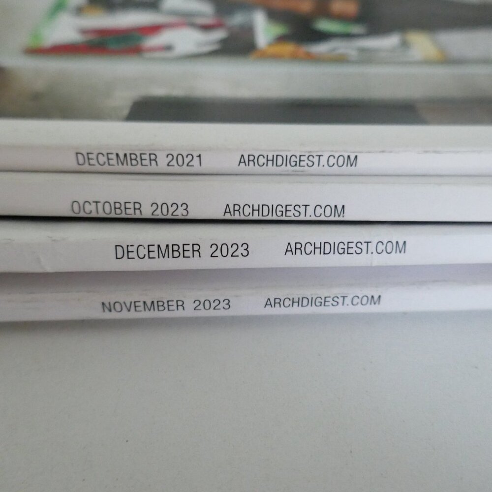 4 issues Architectural Digest magazine - Picture 4 of 5